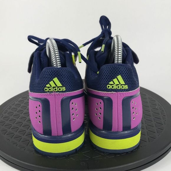 Adidas Powerlift 2.0 Purple/Green Weightlifting Shoes B39860 Women’s Size 5 - Picture 6 of 12